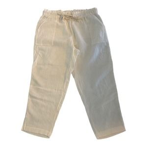 NWT Madewell Lightestspun Beach Cover-Up Pants MD371 White
